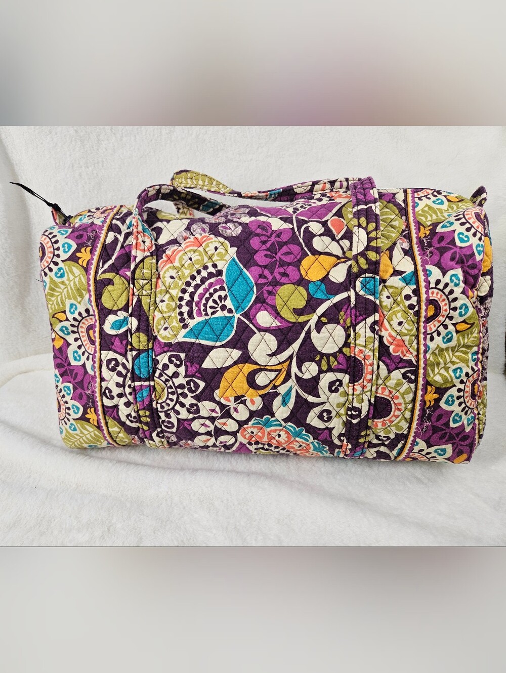 Vera Bradley Plum Crazy Weekender Duffle Bag